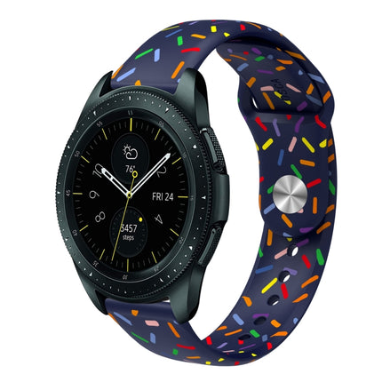 Sports Rainbow Dots Silicone Buckle Watch Band, For Samsung Galaxy Watch 5 Pro, For Samsung Galaxy Gear Sport, For Samsung Galaxy Watch Active 2 40mm / 44mm, For Samsung Galaxy Watch 3 41mm, For Samsung Galaxy watch Active 40mm                         ... - DealBuddy