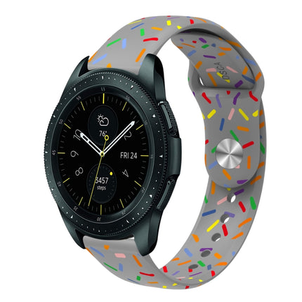 Sports Rainbow Dots Silicone Buckle Watch Band, For Samsung Galaxy Watch 5 Pro, For Samsung Galaxy Gear Sport, For Samsung Galaxy Watch Active 2 40mm / 44mm, For Samsung Galaxy Watch 3 41mm, For Samsung Galaxy watch Active 40mm                         ... - DealBuddy