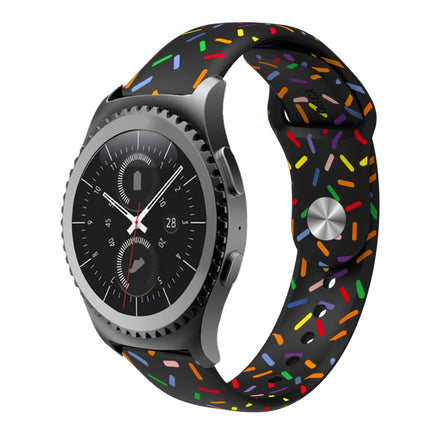 Sports Rainbow Dots Silicone Buckle Watch Band, For Samsung Galaxy Watch 5 Pro, For Samsung Galaxy Gear Sport, For Samsung Galaxy Watch Active 2 40mm / 44mm, For Samsung Galaxy Watch 3 41mm, For Samsung Galaxy watch Active 40mm                         ... - DealBuddy