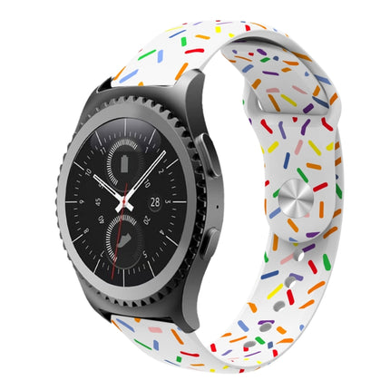 Sports Rainbow Dots Silicone Buckle Watch Band, For Samsung Galaxy Watch 5 Pro, For Samsung Galaxy Gear Sport, For Samsung Galaxy Watch Active 2 40mm / 44mm, For Samsung Galaxy Watch 3 41mm, For Samsung Galaxy watch Active 40mm                         ... - DealBuddy