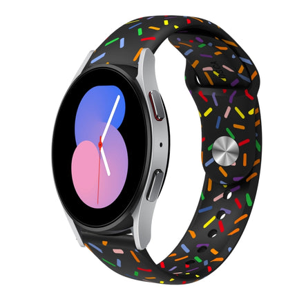 Sports Rainbow Dots Silicone Buckle Watch Band, For Samsung Galaxy Watch 5 Pro, For Samsung Galaxy Gear Sport, For Samsung Galaxy Watch Active 2 40mm / 44mm, For Samsung Galaxy Watch 3 41mm, For Samsung Galaxy watch Active 40mm                         ... - DealBuddy