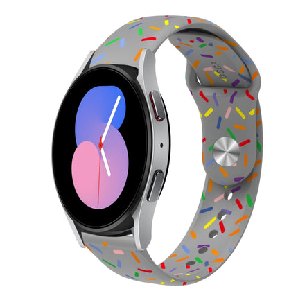 Sports Rainbow Dots Silicone Buckle Watch Band, For Samsung Galaxy Watch 5 Pro, For Samsung Galaxy Gear Sport, For Samsung Galaxy Watch Active 2 40mm / 44mm, For Samsung Galaxy Watch 3 41mm, For Samsung Galaxy watch Active 40mm                         ... - DealBuddy