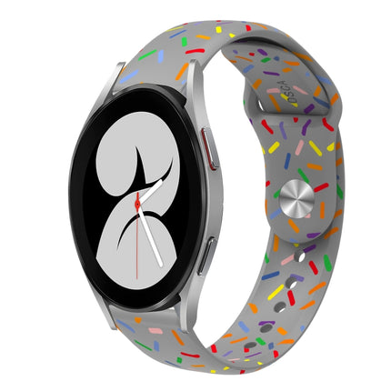Sports Rainbow Dots Silicone Buckle Watch Band, For Samsung Galaxy Watch 5 Pro, For Samsung Galaxy Gear Sport, For Samsung Galaxy Watch Active 2 40mm / 44mm, For Samsung Galaxy Watch 3 41mm, For Samsung Galaxy watch Active 40mm                         ... - DealBuddy