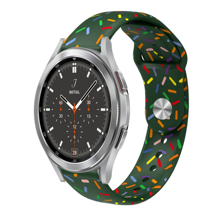 Sports Rainbow Dots Silicone Buckle Watch Band, For Samsung Galaxy Watch 5 Pro, For Samsung Galaxy Gear Sport, For Samsung Galaxy Watch Active 2 40mm / 44mm, For Samsung Galaxy Watch 3 41mm, For Samsung Galaxy watch Active 40mm                         ... - DealBuddy
