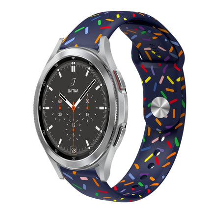 Sports Rainbow Dots Silicone Buckle Watch Band, For Samsung Galaxy Watch 5 Pro, For Samsung Galaxy Gear Sport, For Samsung Galaxy Watch Active 2 40mm / 44mm, For Samsung Galaxy Watch 3 41mm, For Samsung Galaxy watch Active 40mm                         ... - DealBuddy