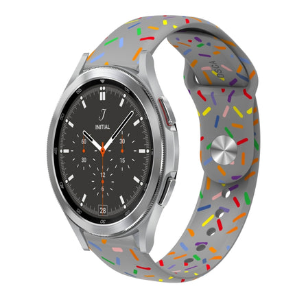 Sports Rainbow Dots Silicone Buckle Watch Band, For Samsung Galaxy Watch 5 Pro, For Samsung Galaxy Gear Sport, For Samsung Galaxy Watch Active 2 40mm / 44mm, For Samsung Galaxy Watch 3 41mm, For Samsung Galaxy watch Active 40mm                         ... - DealBuddy