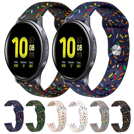 Sports Rainbow Dots Silicone Buckle Watch Band, For Samsung Galaxy Watch 4 40mm / 44mm, For Samsung Galaxy Watch 4 Classic 42mm / 46mm - DealBuddy