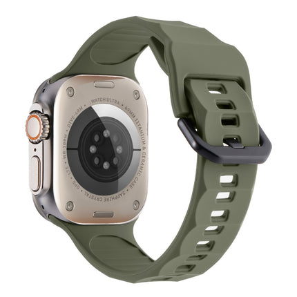 Ripple Silicone Sports Watch Band, For Apple Watch 2 42mm, For Apple Watch 42mm - DealBuddy