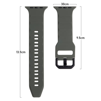 Ripple Silicone Sports Watch Band, For Apple Watch 7 45mm, For Apple Watch SE 44mm, For Apple Watch 6 44mm