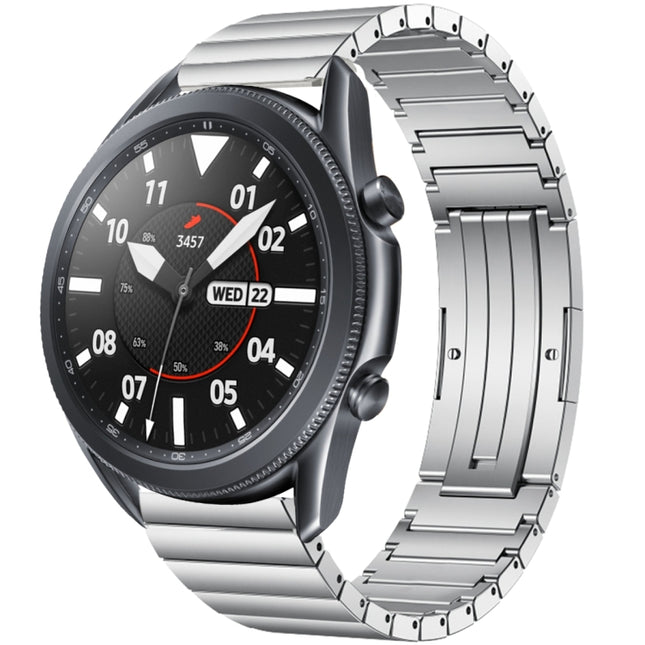 One Bead Titanium Alloy Watch Band, For Samsung Galaxy Watch 3 45mm, For Samsung Gear S3 Classic, For Samsung Gear S3 Frontier, For Samsung Galaxy Watch 46mm, For Samsung Galaxy Watch 42mm - DealBuddy