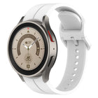 Grooved Color Buckle Silicone Watch Band