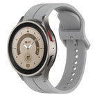 Grooved Color Buckle Silicone Watch Band