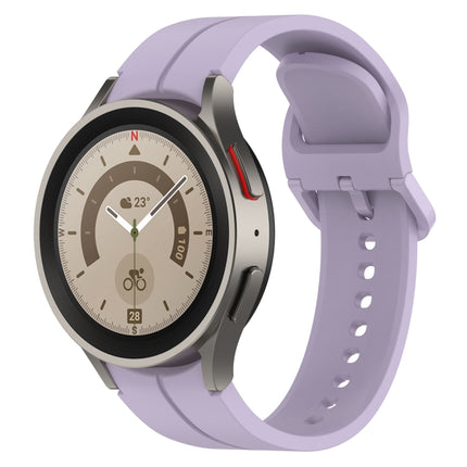 Grooved Color Buckle Silicone Watch Band