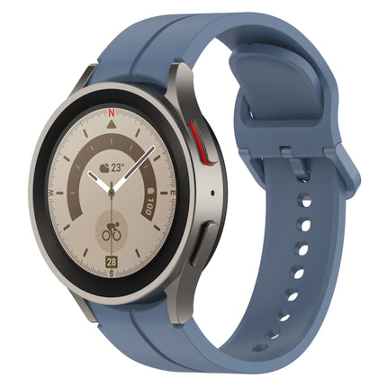 Grooved Color Buckle Silicone Watch Band