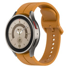 Grooved Color Buckle Silicone Watch Band
