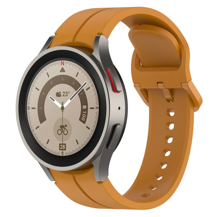 Grooved Color Buckle Silicone Watch Band, For Samsung Galaxy Watch 6 / 6 Classic - DealBuddy