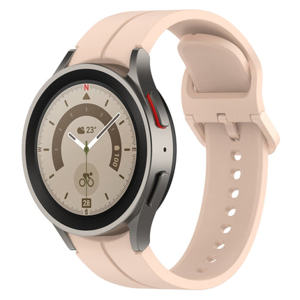 Grooved Color Buckle Silicone Watch Band