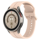 Grooved Color Buckle Silicone Watch Band