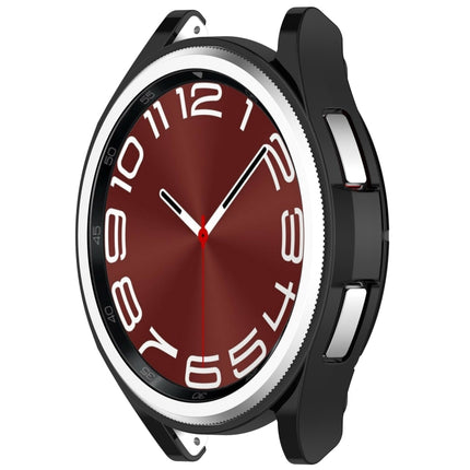 Electroplated TPU Half Pack Hollow Watch Protective Case, For Samsung Galaxy Watch6 Classic 47mm, For Samsung Galaxy Watch6 Classic 43mm - DealBuddy