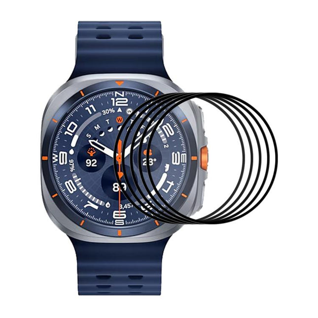 5pcs ENKAY 3D Full Coverage Soft PC Edge PMMA HD Screen Film, For Galaxy Watch Ultra2 2026 / 2025 / 1 2024, For Galaxy Watch9 / 8 44mm, For Galaxy Watch9 / 8 40mm, For Galaxy Watch8 Classic 46mm, For Galaxy Watch6 / Watch7 44mm                         ...