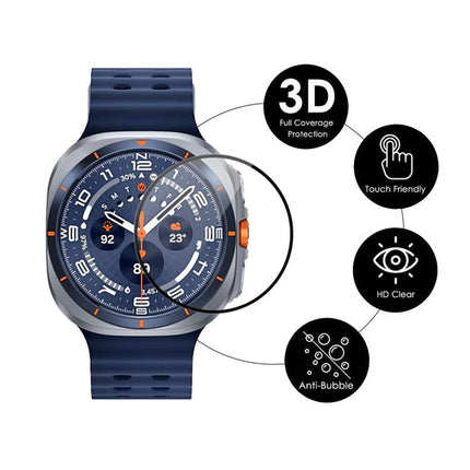 5pcs ENKAY 3D Full Coverage Soft PC Edge PMMA HD Screen Film, For Galaxy Watch Ultra2 2026 / 2025 / 1 2024, For Galaxy Watch9 / 8 44mm, For Galaxy Watch9 / 8 40mm, For Galaxy Watch8 Classic 46mm, For Galaxy Watch6 / Watch7 44mm                         ...