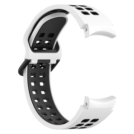 Two-Color Breathable Silicone Watch Band, For Samsung  Galaxy Watch 4 Classic 42mm - DealBuddy