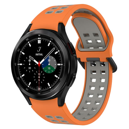Two-Color Breathable Silicone Watch Band, For Samsung  Galaxy Watch 4 Classic 42mm - DealBuddy