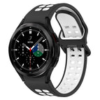 For Samsung  Galaxy Watch 4 Classic 42mm / Black + White