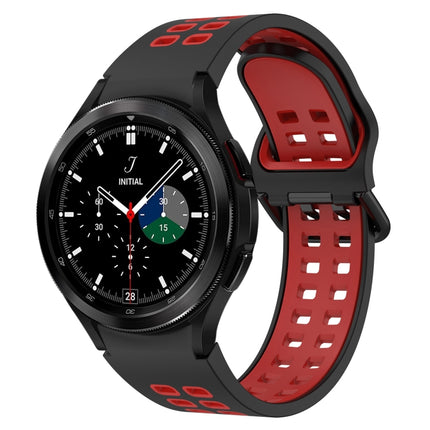 Two-Color Breathable Silicone Watch Band, For Samsung  Galaxy Watch 4 Classic 42mm - DealBuddy