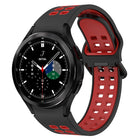 Two-Color Breathable Silicone Watch Band, For Samsung  Galaxy Watch 4 Classic 42mm - DealBuddy