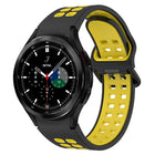 Two-Color Breathable Silicone Watch Band, For Samsung  Galaxy Watch 4 Classic 42mm - DealBuddy
