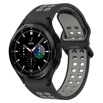 Two-Color Breathable Silicone Watch Band, For Samsung  Galaxy Watch 4 Classic 42mm - DealBuddy