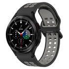 Two-Color Breathable Silicone Watch Band, For Samsung  Galaxy Watch 4 Classic 42mm - DealBuddy