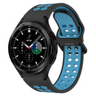 Two-Color Breathable Silicone Watch Band, For Samsung  Galaxy Watch 4 Classic 42mm - DealBuddy