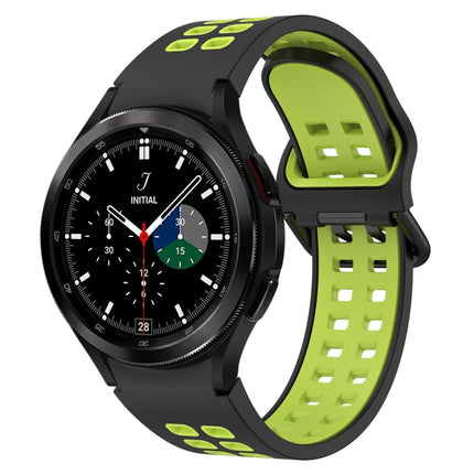 Two-Color Breathable Silicone Watch Band, For Samsung  Galaxy Watch 4 Classic 42mm - DealBuddy