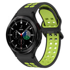 Two-Color Breathable Silicone Watch Band, For Samsung  Galaxy Watch 4 Classic 42mm - DealBuddy