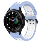 For Samsung  Galaxy Watch 4 Classic 42mm / Light Blue + White