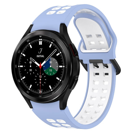 Two-Color Breathable Silicone Watch Band, For Samsung  Galaxy Watch 4 Classic 42mm - DealBuddy