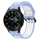 Two-Color Breathable Silicone Watch Band, For Samsung  Galaxy Watch 4 Classic 42mm - DealBuddy