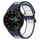 Two-Color Breathable Silicone Watch Band, For Samsung  Galaxy Watch 4 Classic 42mm - DealBuddy