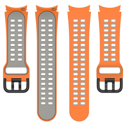 Two-Color Breathable Silicone Watch Band, For Samsung  Galaxy Watch 4 Classic 42mm - DealBuddy