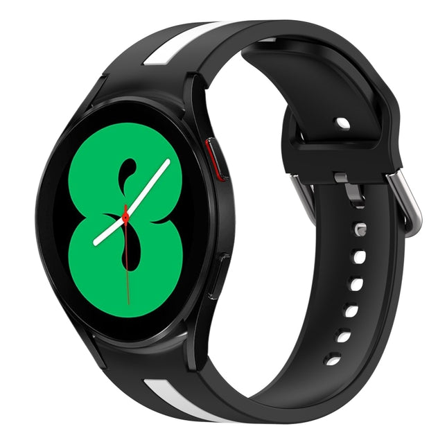 Two-Color Silicone Watch Band, For Samsung Galaxy Watch 4 44mm