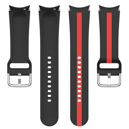 Two-Color Silicone Watch Band, For Samsung  Galaxy Watch 4 Classic 42mm - DealBuddy