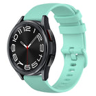 20mm Checkered Silicone Watch Band, For Samsung Galaxy Watch 6 Classic 47mm, For Samsung Galaxy Watch 6 44mm, For Samsung Galaxy Watch 6 40mm, For Samsung Galaxy Watch 6 Classic 43mm - DealBuddy