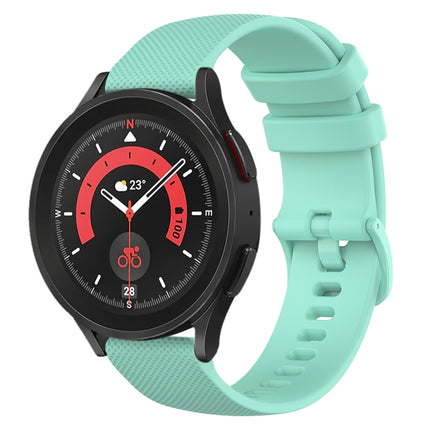 20mm Checkered Silicone Watch Band, For Samsung Galaxy watch 5 Pro Golf Edition, For Samsung Galaxy watch 5 Golf Edition, For Samsung Galaxy Watch 5  44mm, For Samsung Galaxy Watch 5 Pro  45mm