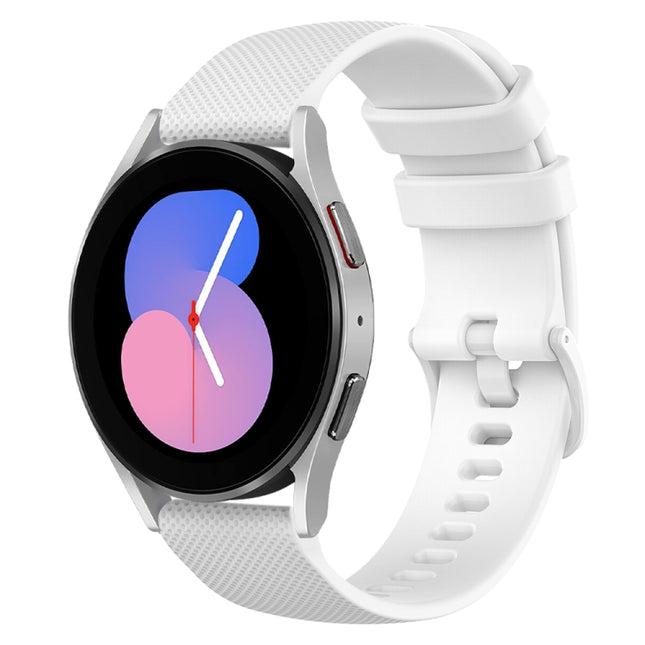 20mm Checkered Silicone Watch Band
