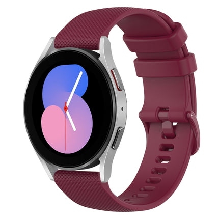 20mm Checkered Silicone Watch Band, For Samsung Galaxy Watch 5  40mm - DealBuddy