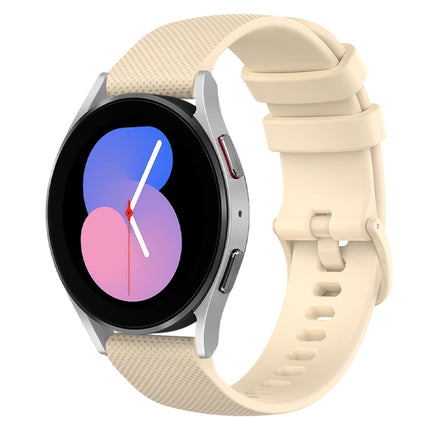 20mm Checkered Silicone Watch Band