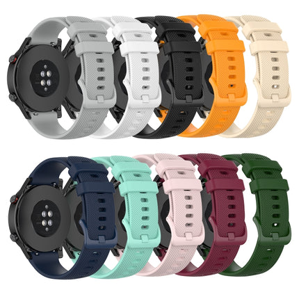 20mm Checkered Silicone Watch Band
