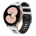 20mm Two-color Silicone Watch Band, For Samsung Galaxy Watch 5  40mm - DealBuddy